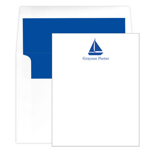 Sailboat Flat Note Cards